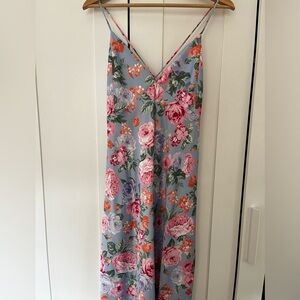 Park & Fifth Blue Floral Davenport Dress